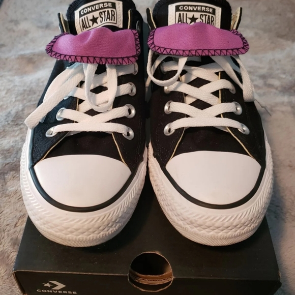 Converse Shoes - Converse All Star Double Tongue Iris/Black Sneaker